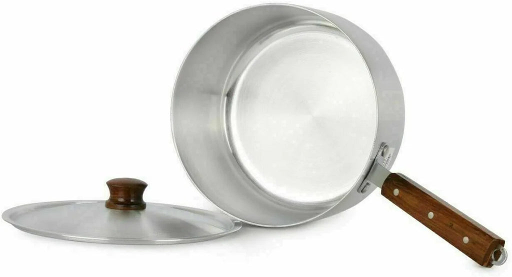 3-Piece Aluminium Saucepan Set with Lids