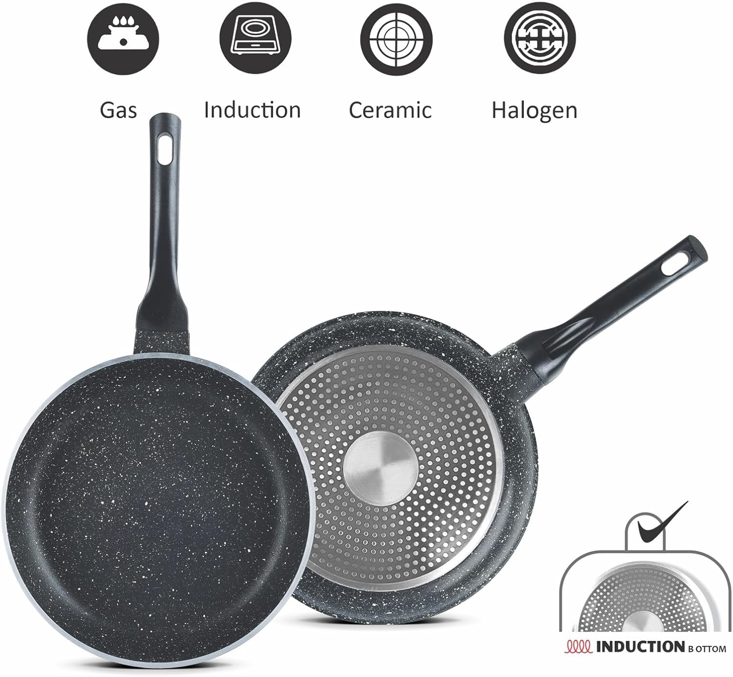 3PC Non Stick Frying Pan Set