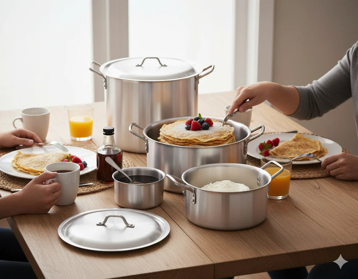 5-Piece Aluminium Cookware Set