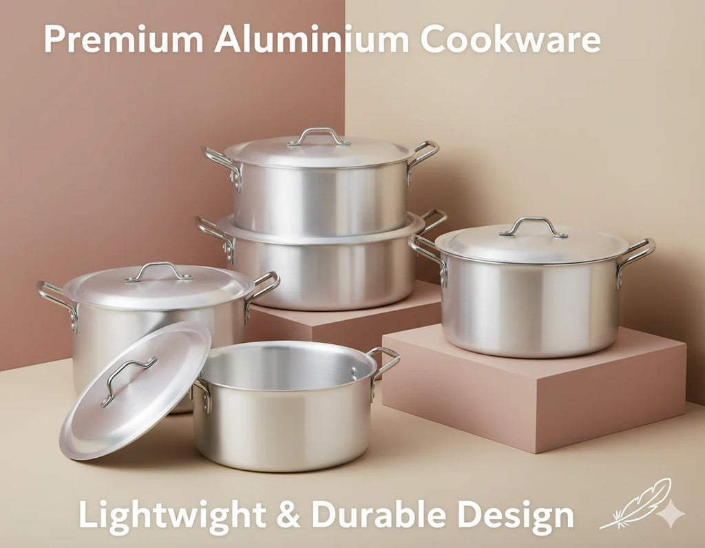 5-Piece Aluminium Cookware Set
