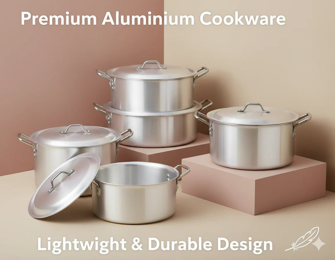 5-Piece Aluminium Cookware Set