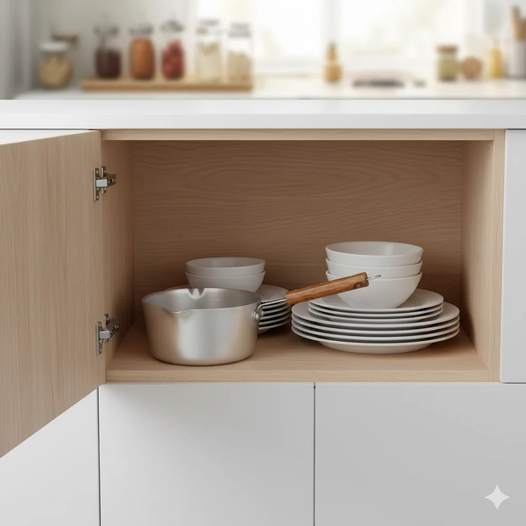 Metal Finish Double Spout Aluminum Milk Pan