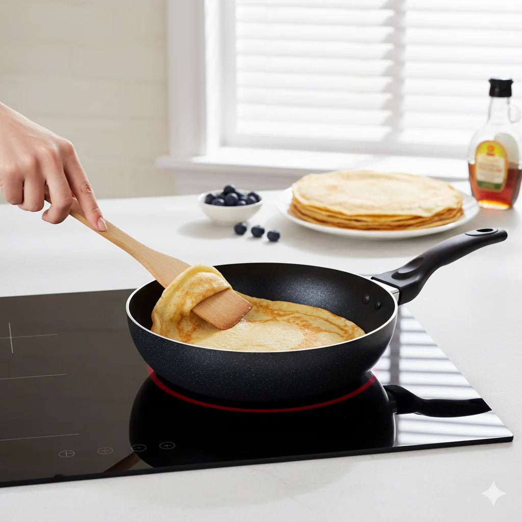 Induction Wok Non Stick with Lid