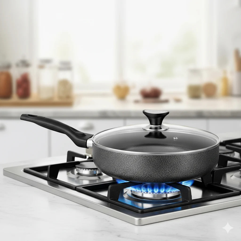 Induction Frying Pan with Lid