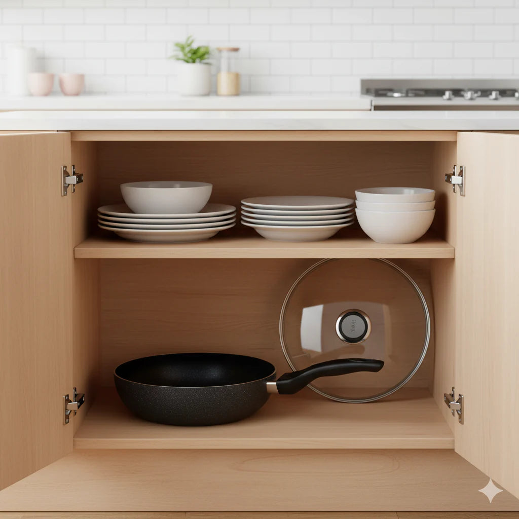 Induction Wok Non Stick with Lid