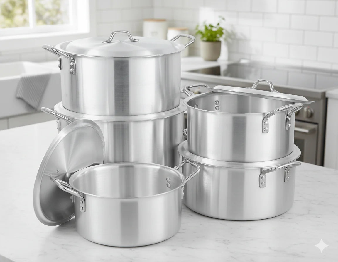 5-Piece Aluminium Cookware Set