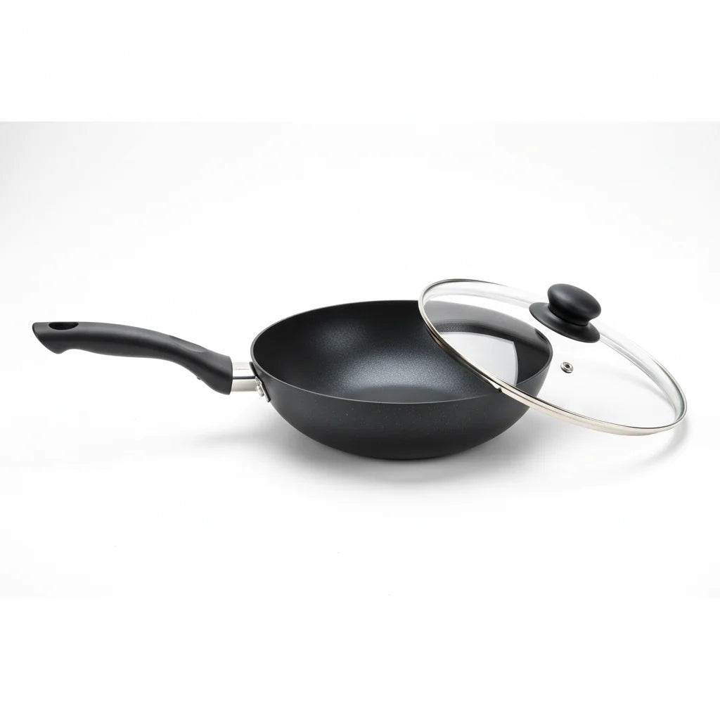 Induction Wok Non Stick with Lid