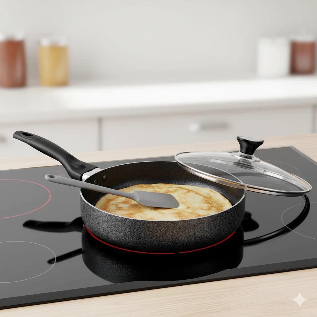 Induction Frying Pan with Lid