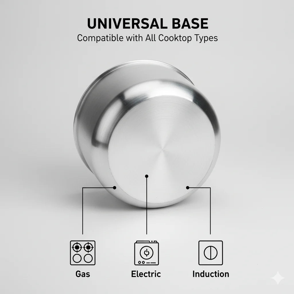 5-Piece Aluminium Cookware Set